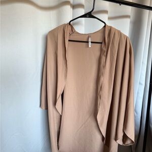 MOA USA Women's Tan Cardigan Sweater